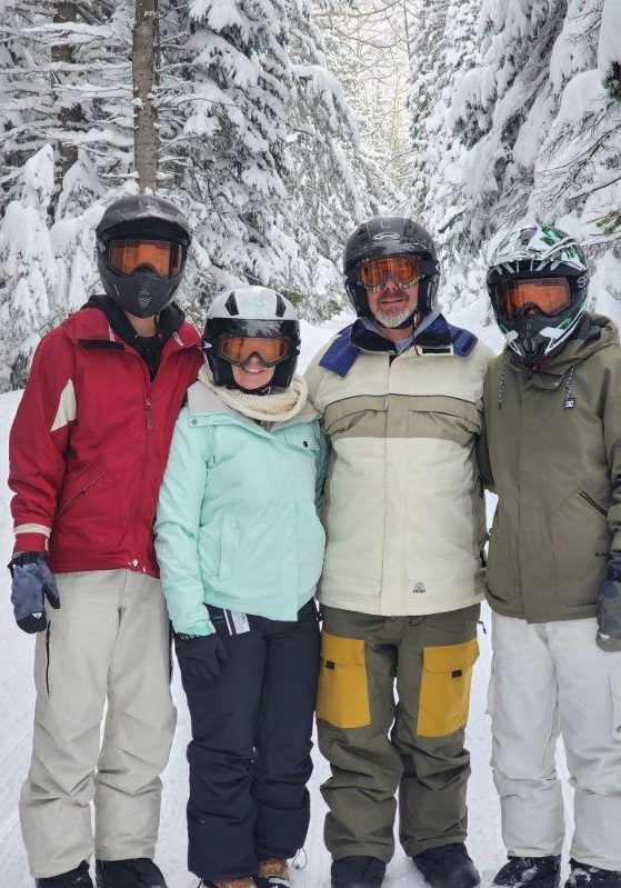 Weber family snow